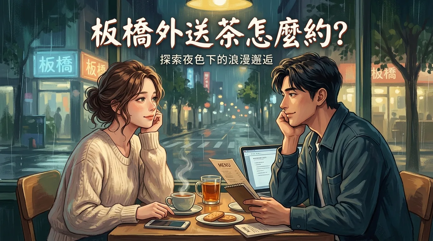 板橋外送茶怎麼約?