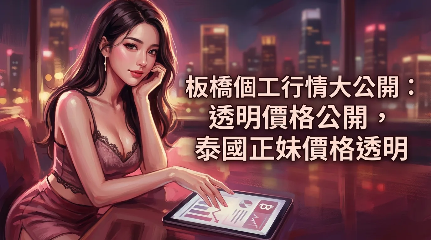 板橋個工行情大公開:透明價格公開,泰國正妹價格透明