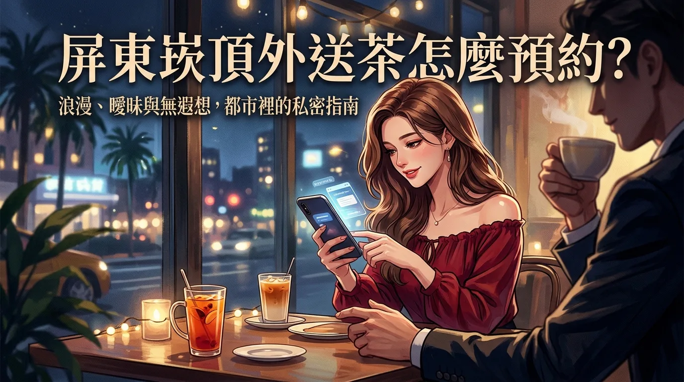 屏東崁頂外送茶怎麼預約?