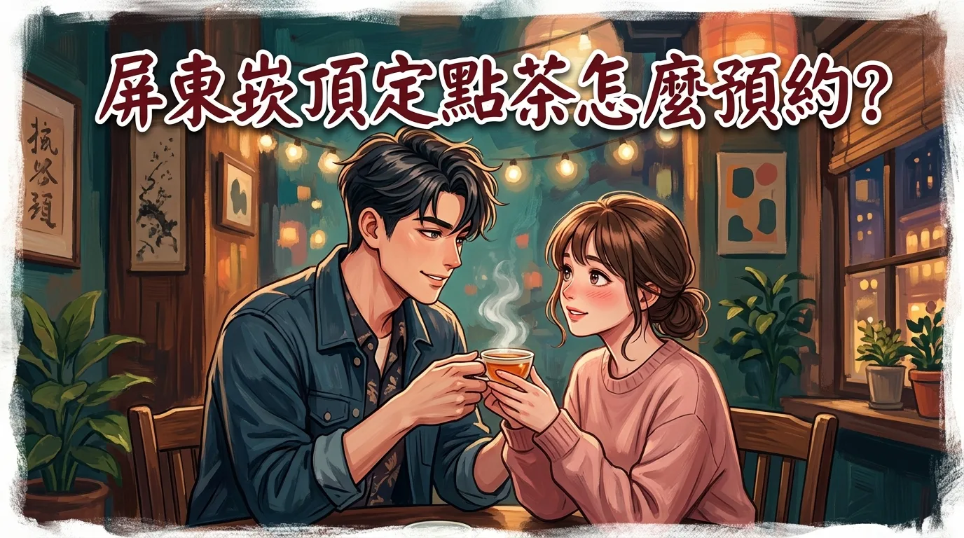 屏東崁頂定點茶怎麼預約?