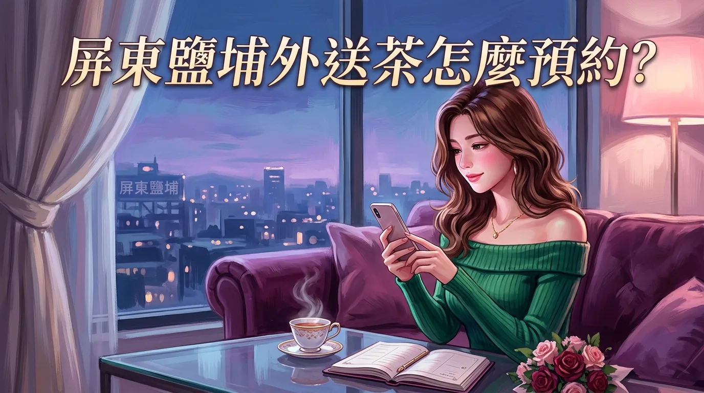 屏東鹽埔外送茶怎麼預約?