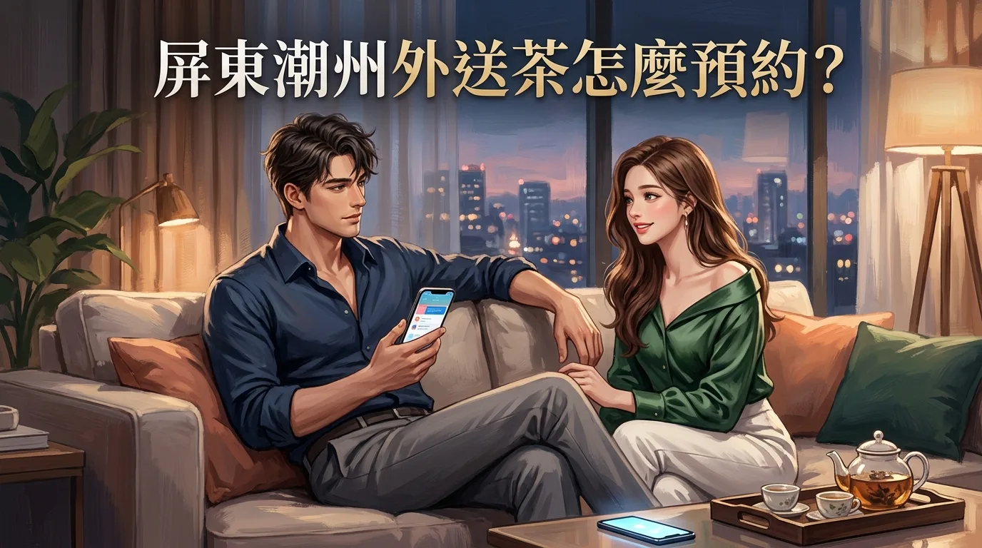 屏東潮州外送茶怎麼預約?