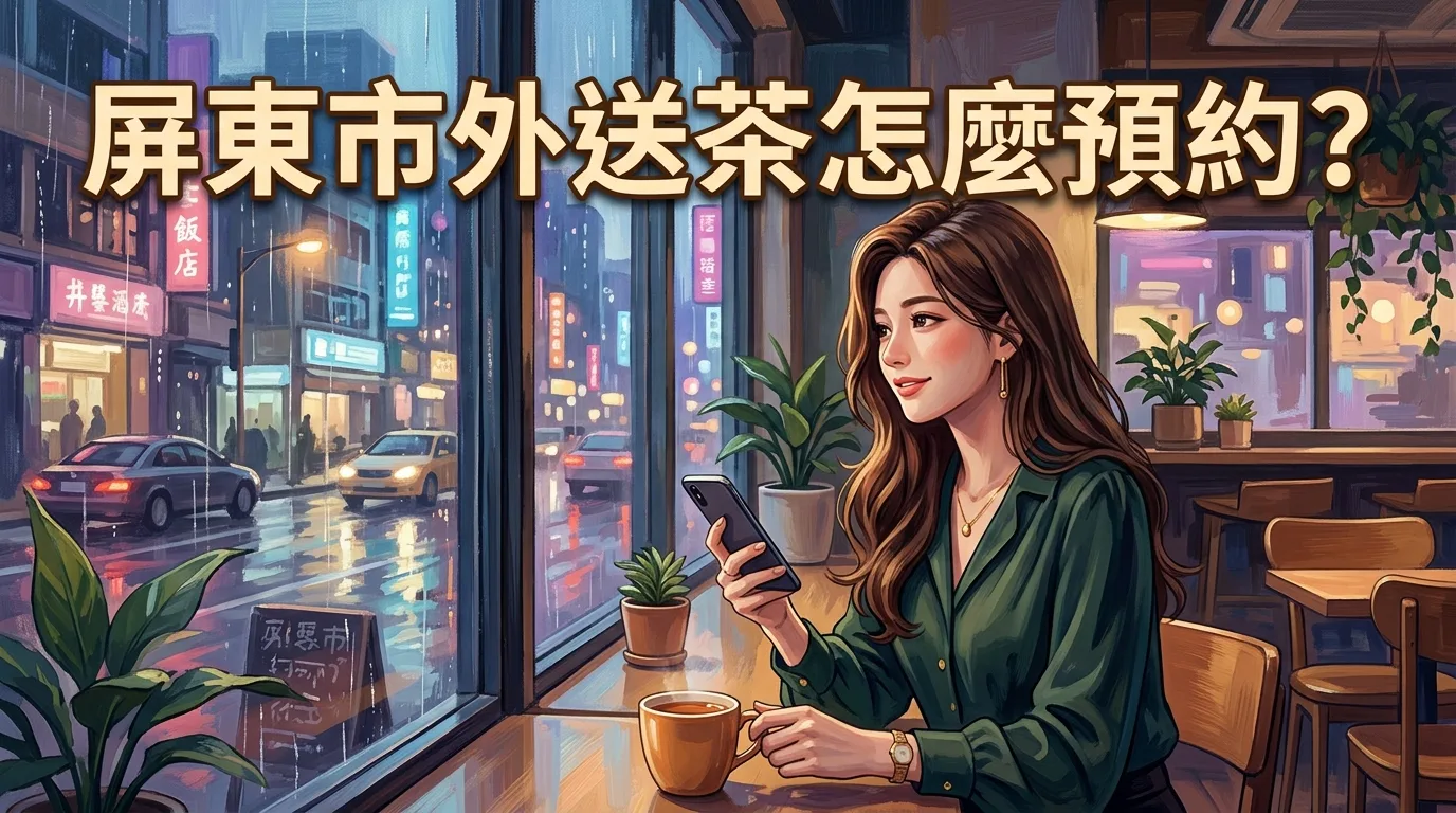 屏東市外送茶怎麼預約?