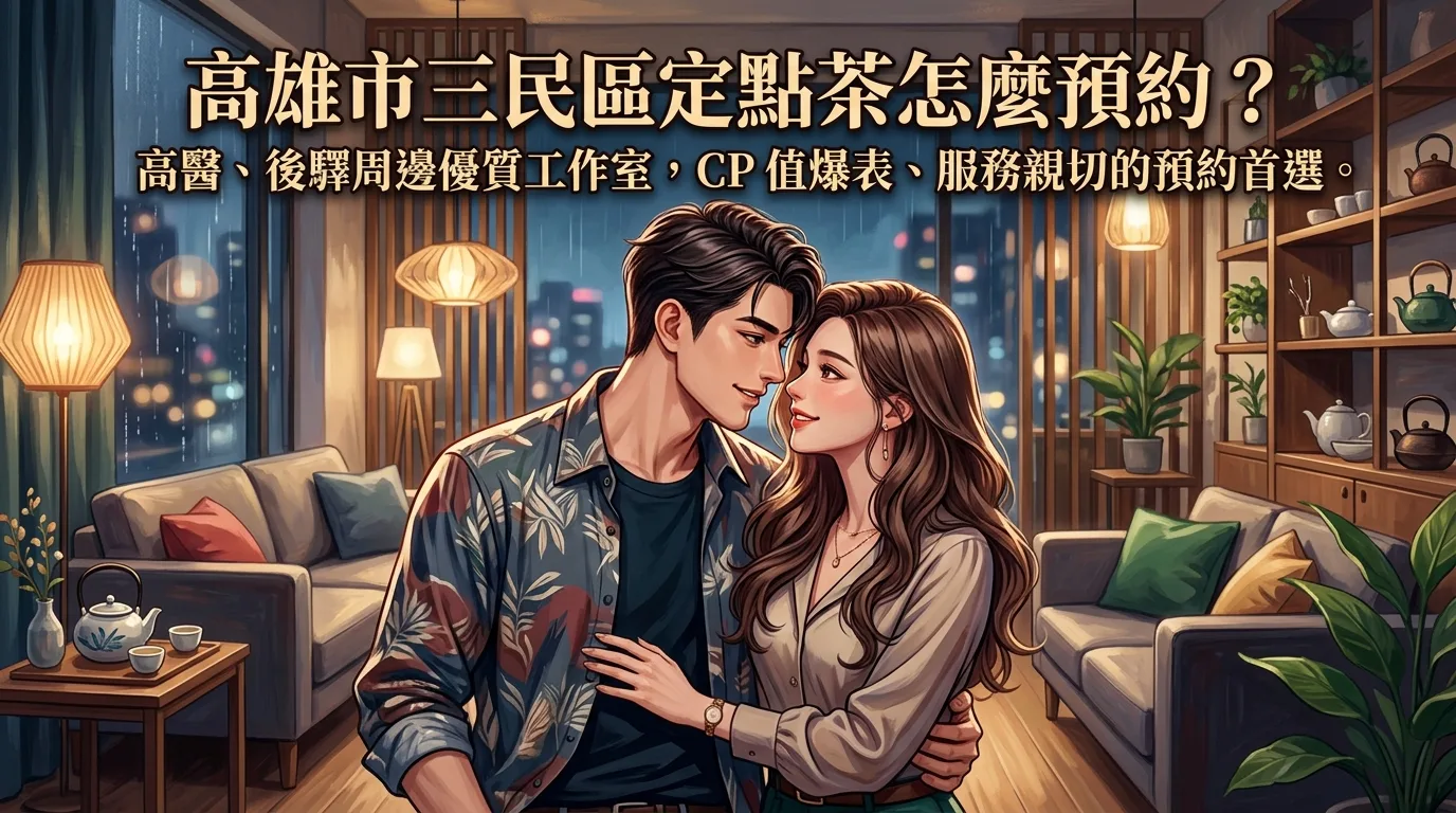 高雄市三民區定點茶怎麼預約? 高醫、後驛周邊優質工作室,CP 值爆表、服務親切的預約首選。