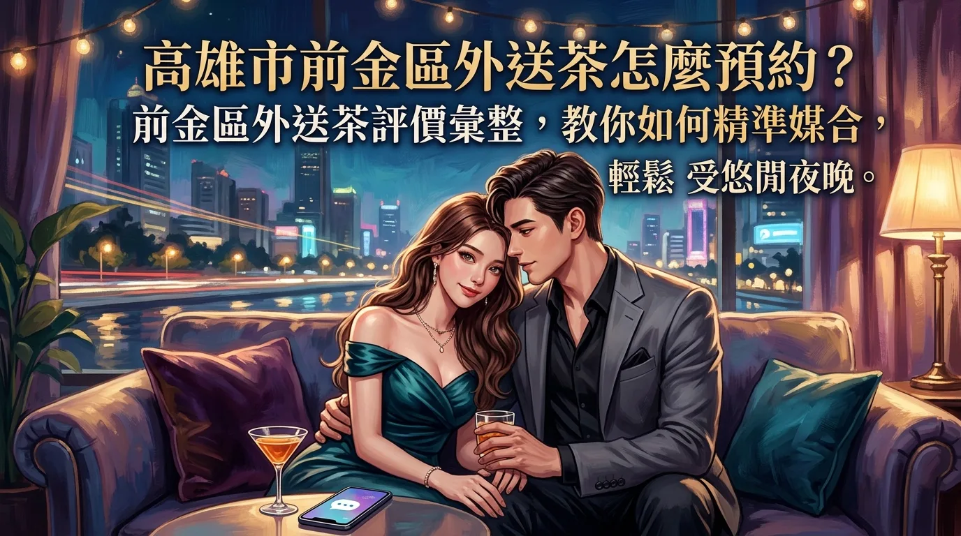 高雄市前金區外送茶怎麼預約? 前金區外送茶評價彙整,教你如何精準媒合,輕鬆享受悠閒夜晚。