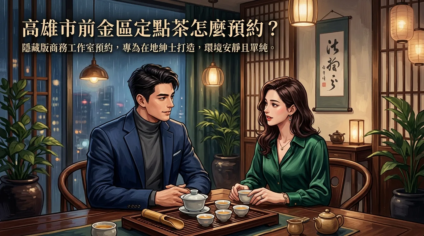 高雄市前金區定點茶怎麼預約? 隱藏版商務工作室預約,專為在地紳士打造,環境安靜且單純。