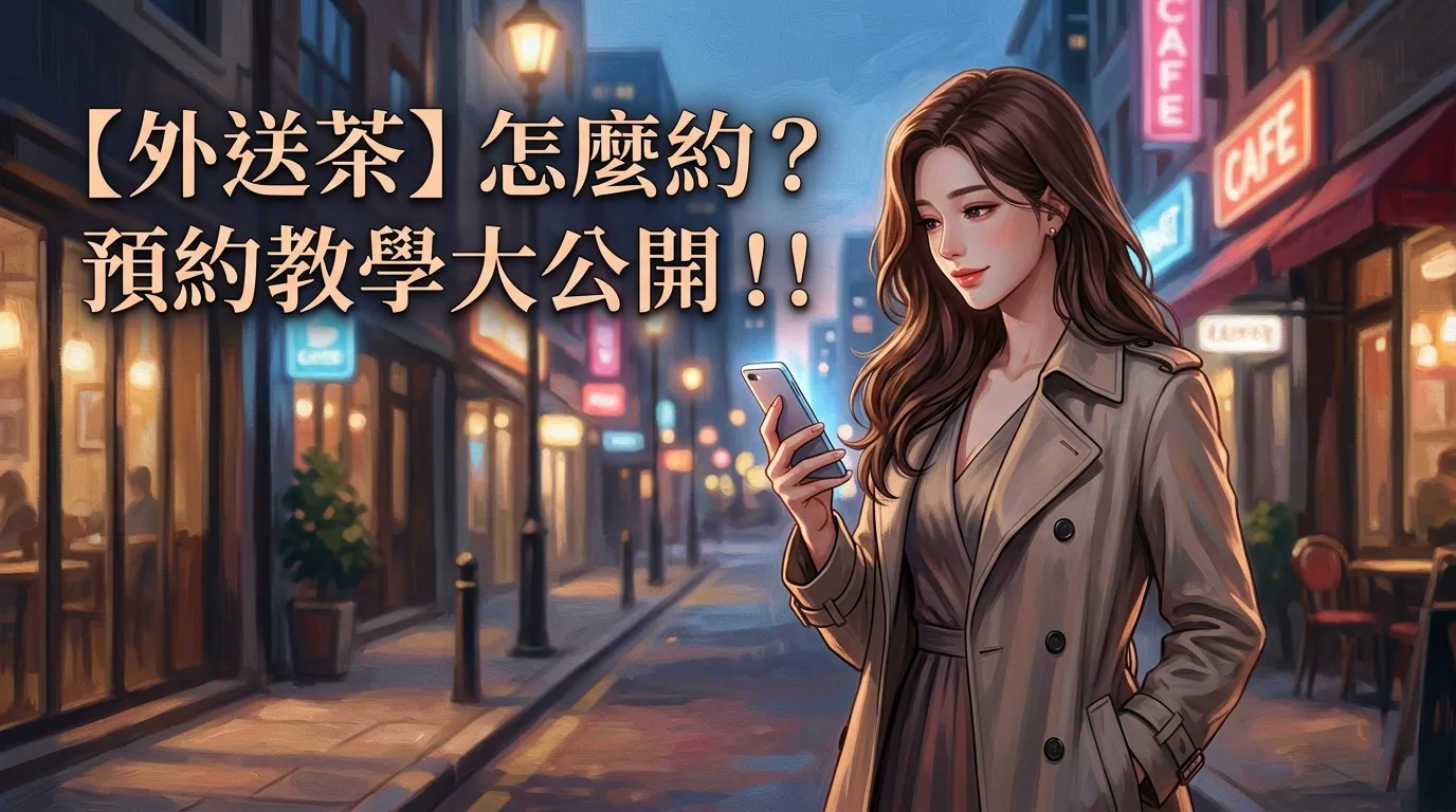 【外送茶】怎麼約? 預約教學大公開!!
