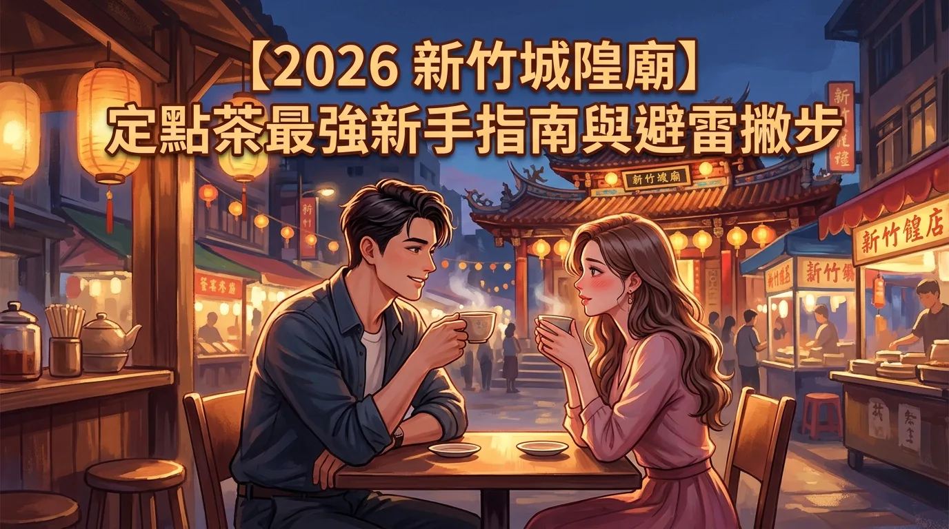 【2026 新竹城隍廟】 定點茶最強新手指南與避雷撇步