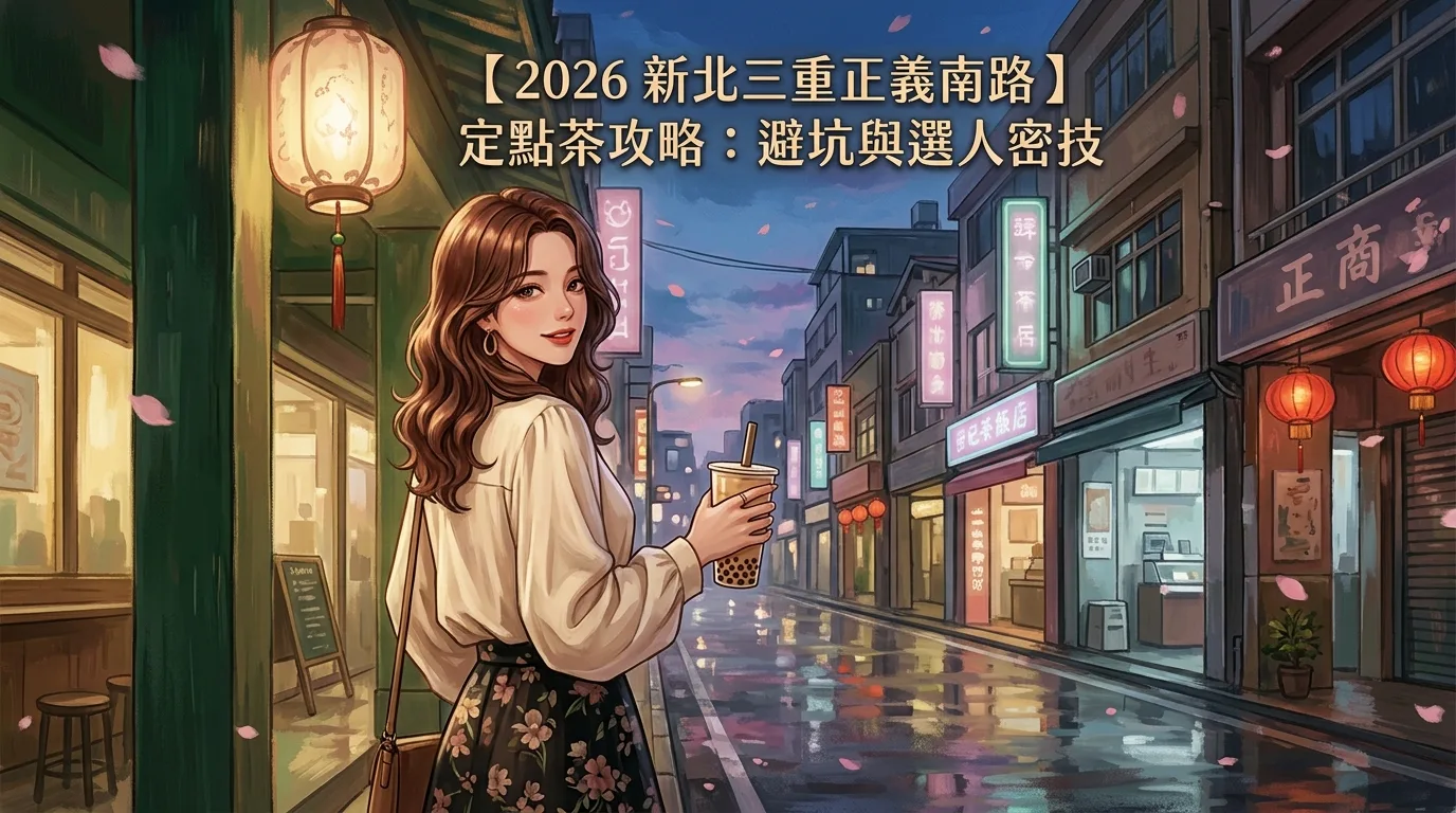 【2026 新北三重正義南路】 定點茶攻略:避坑與選人密技