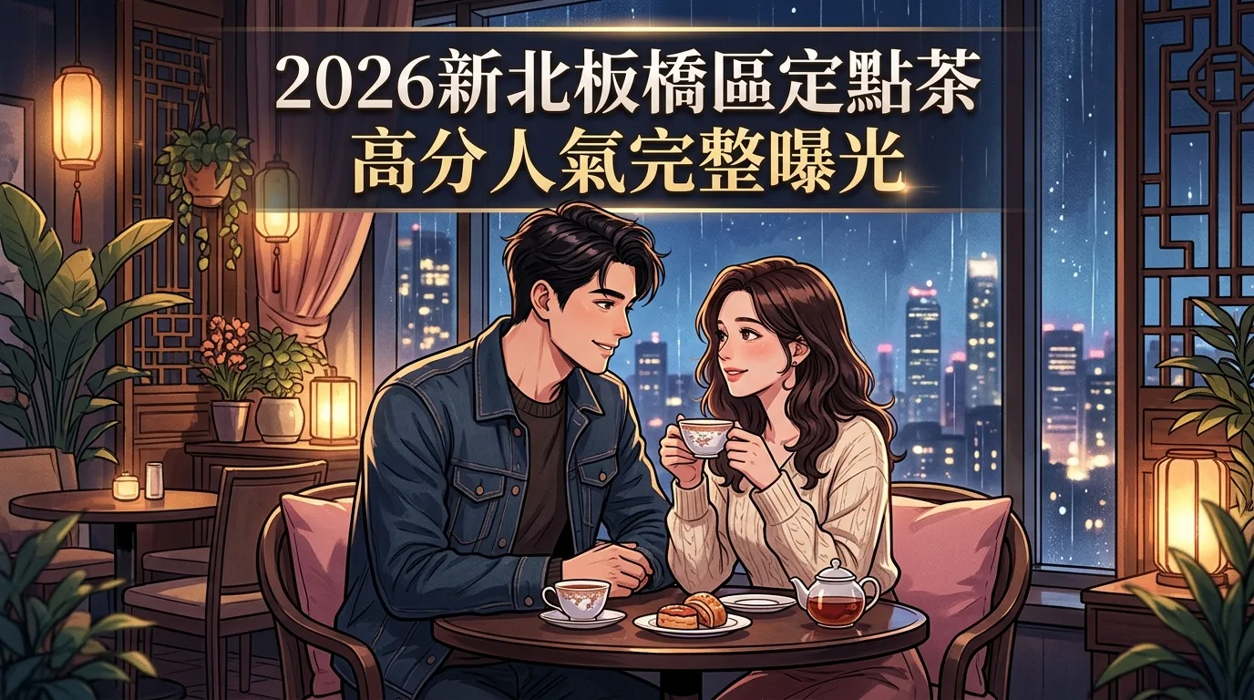 2026新北板橋區定點茶 高分人氣完整曝光