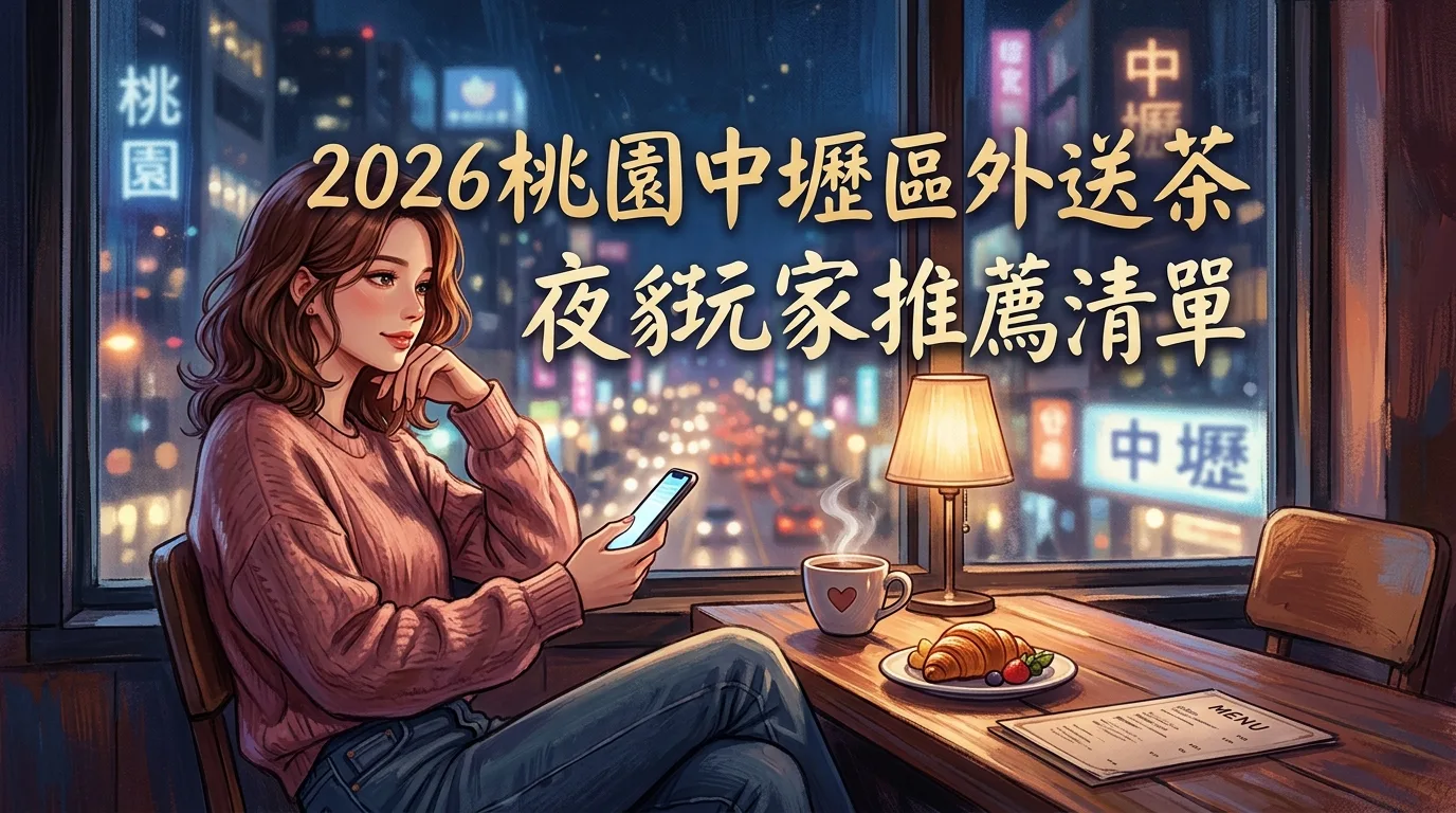 2026桃園中壢區外送茶 夜貓玩家推薦清單