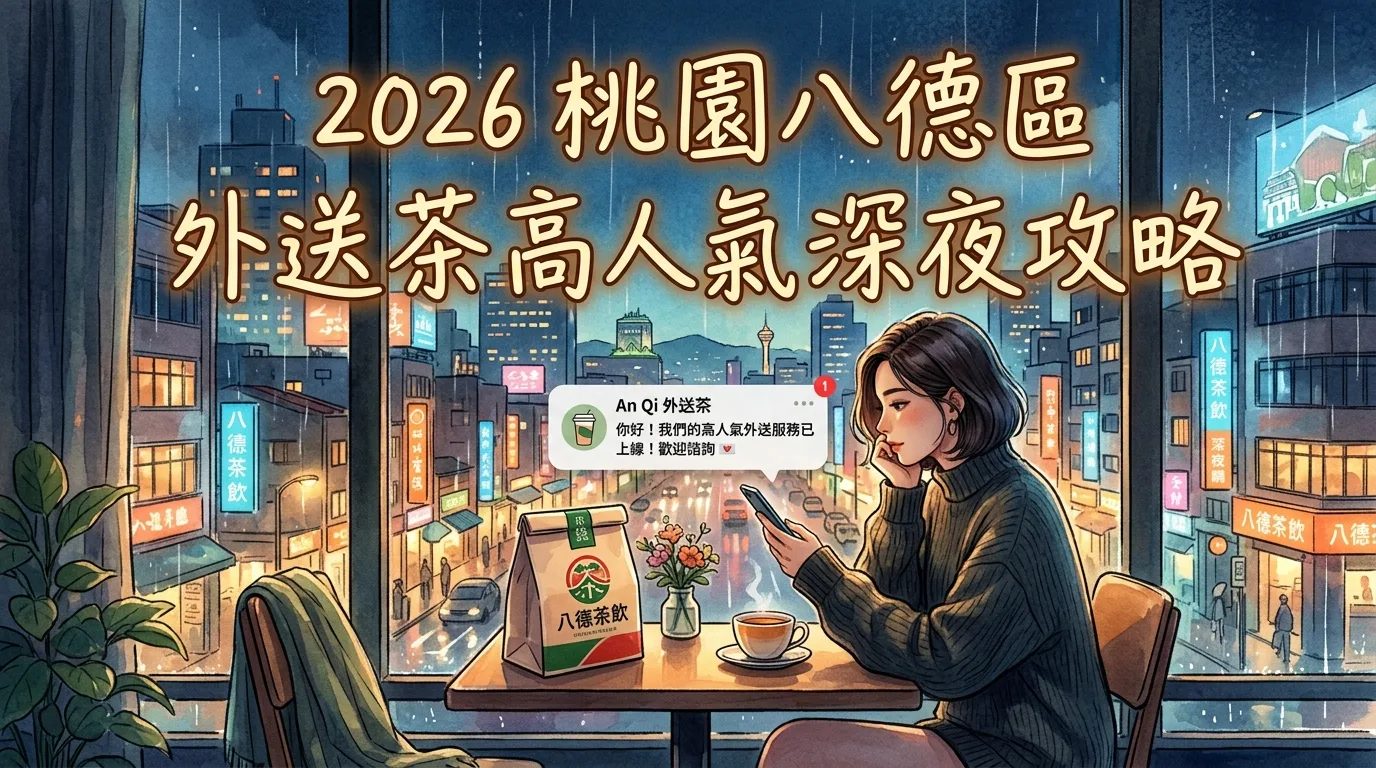 2026桃園八德區外送茶 高人氣深夜攻略